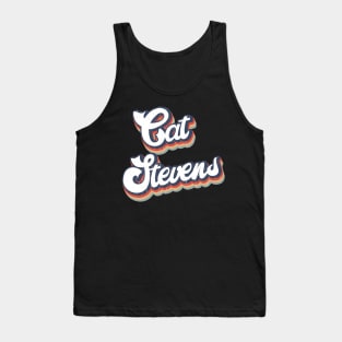 KakeanKerjoOffisial VintageColor Cat Stevens names Tank Top